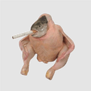 Smoking Chicken Fish logo