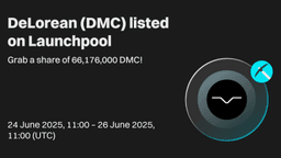Bitget Launchpool to List DeLorean (DMC), Offering 66 Million Tokens in Rewards