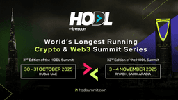 HODL Unites Dubai and Riyadh for a Landmark Blockchain Roadshow Across the Middle East