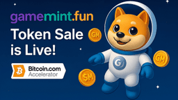 GameMint.fun Selected for Bitcoin.com Accelerator; $GM Token Sale Now Live on Ethereum