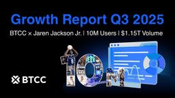 BTCC Exchange Achieves Major 10M User Milestone With $1.15 Trillion Q3 Trading Volume as Platform Accelerates Global Growth