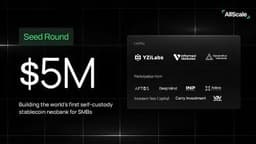 AllScale Raises $5M Seed Led by YZi Labs to Build World's First Self-Custody Stablecoin Neobank