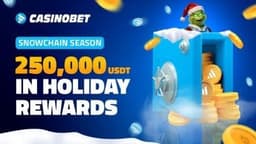 Casinobet Marks Strong First Year With 250,000 USDT Snowchain Season Campaign
