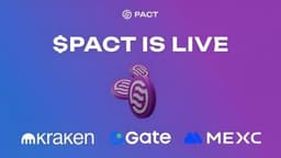 PACT Announces $PACT Token Support on Kraken, MEXC, and Gate
