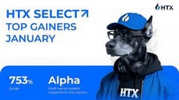 Up to 753% Gains! "HTX Select" January Listings Recap: Capturing Alpha Against the Trend as Multi-Sector Assets Outperform the Market