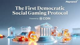 Playnance Unveils the First Democratic Social Gaming Protocol, Surpassing 1M GCOIN Holders