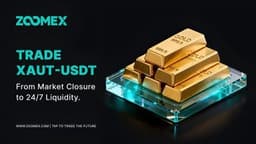 Zoomex: On Traditional Gold Market Closure, On-Chain Gold Surges Amid Black Swan Events — XAUT-USDT Becomes a Focus for Risk Hedging