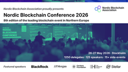 Nordic Blockchain Conference Returns to Stockholm for Its 8th Edition, Highlighting the Future of Digital Finance, Policy, and Blockchain’s Interplay With Other Frontier Technologies