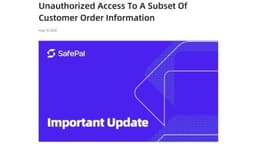 Data Breach Hits 39,798 Safepal Customers After Order Plugin Flaw