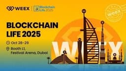 WEEX Powers Blockchain Life 2025 in Dubai: Strengthening Ties With Local Community as Most KOL Friendly Exchange