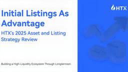 HTX's 2025 Listing Strategy Review, Building a High-Liquidity Ecosystem Through First-Mover Advantage and Longtermism