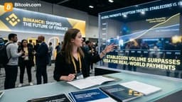 Stablecoins Move Toward Mainstream Payments as Binance Cites Visa-Beating Volume