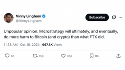 Vinny Lingham Predicted Saylor Would Hurt Bitcoin More Than FTX. Now He's Explaining Why