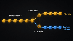 Bitcoin Chain Splits Explained: Why Every BTC Holder Gets a New 1:1 Asset