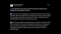 Circle Warns MiCA Rules Cut off EU Users From Top Stablecoins